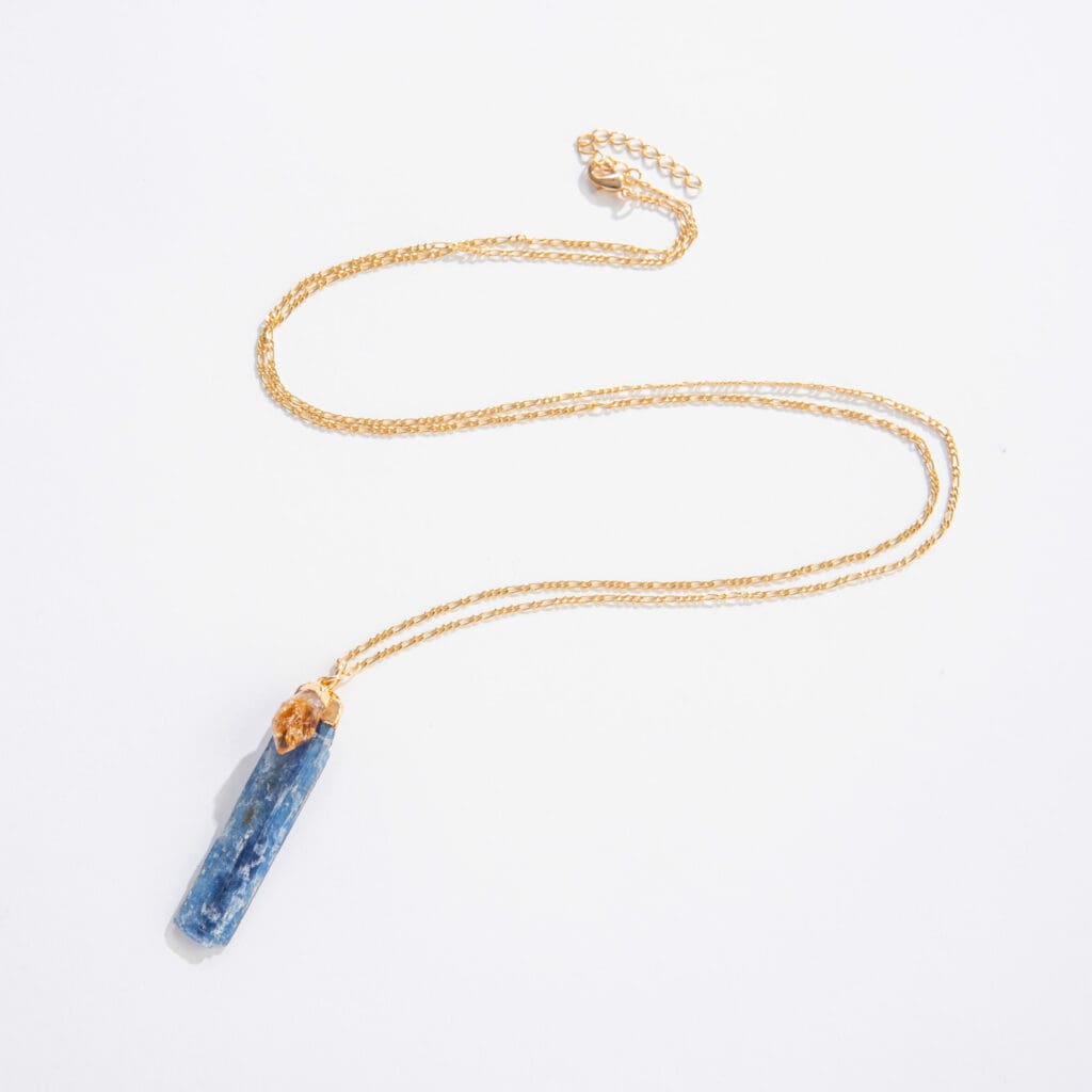Citrine & Kyanite Necklace