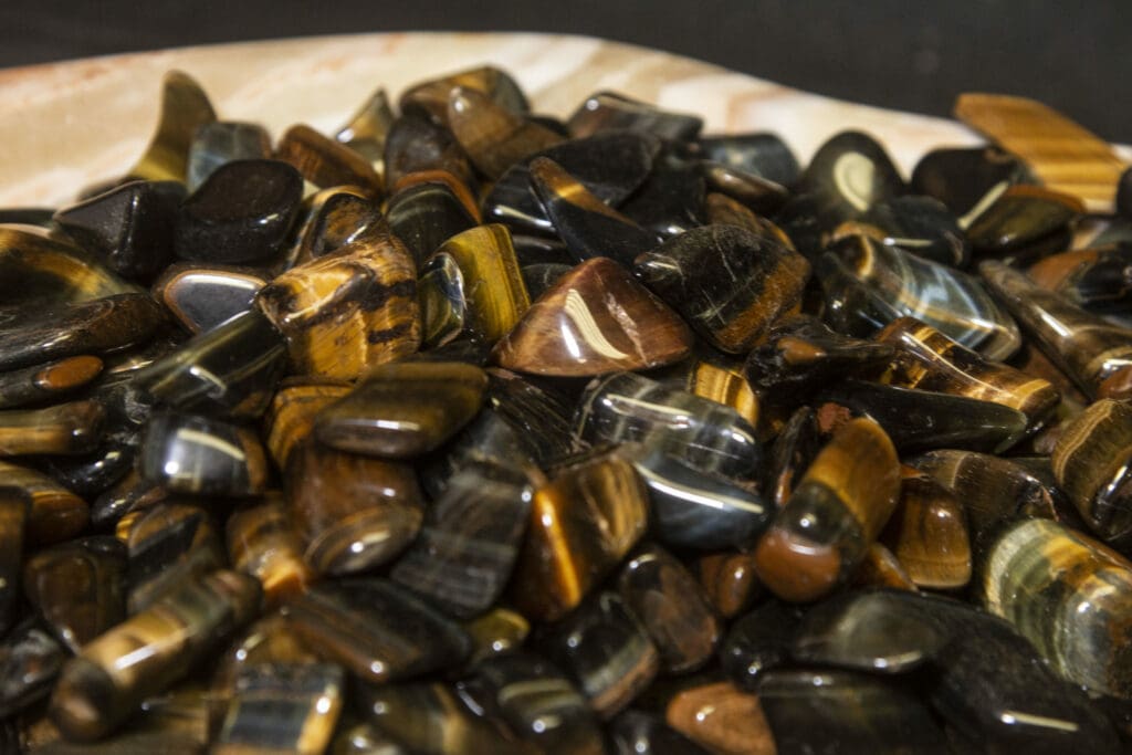 Tiger Eye Tumbled 1/2lb