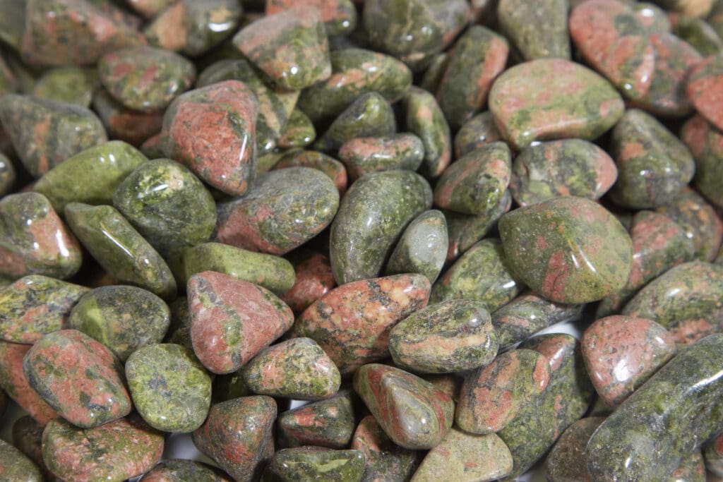 Unakite Tumbled Stone 1/2lb