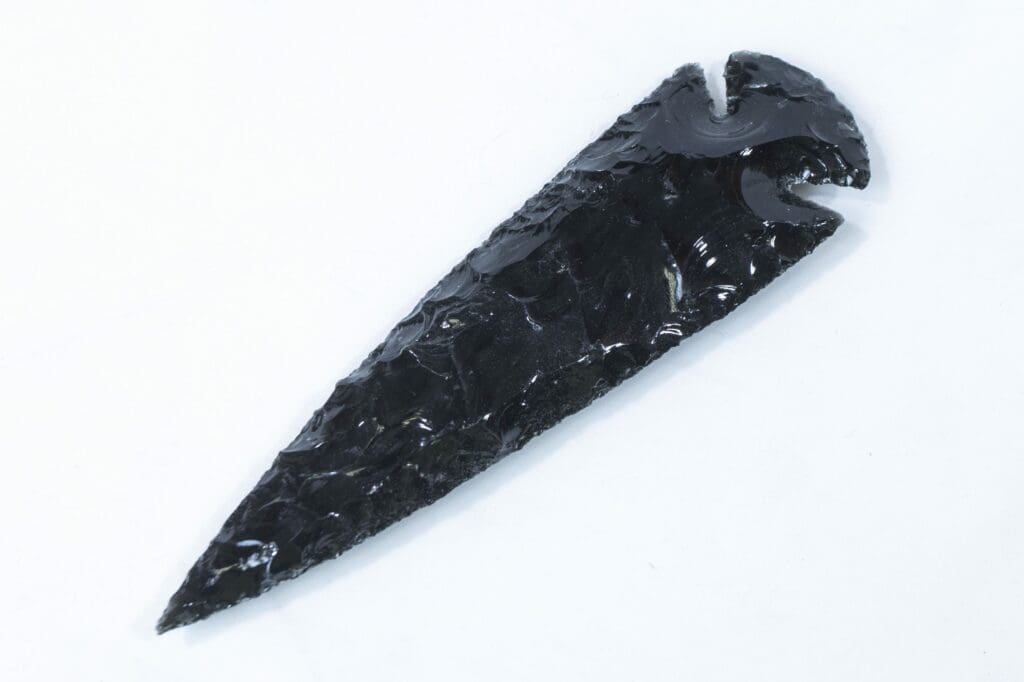 Black Obsidian Arrowhead 7" (One Arrow)