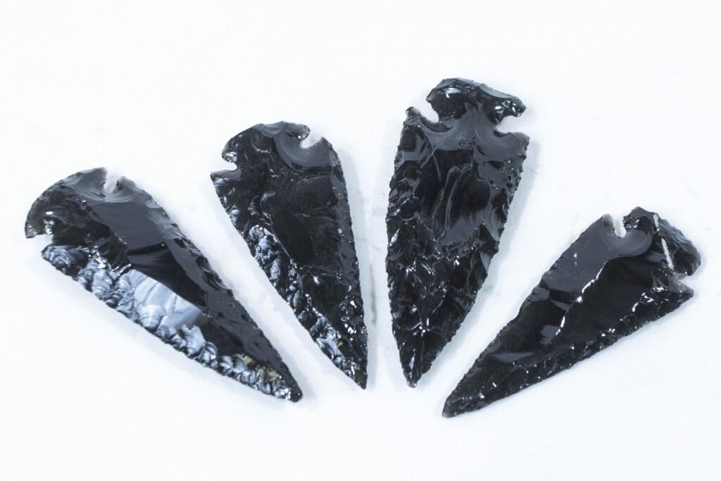 Black Obsidian Arrowhead 3" (One Arrow)