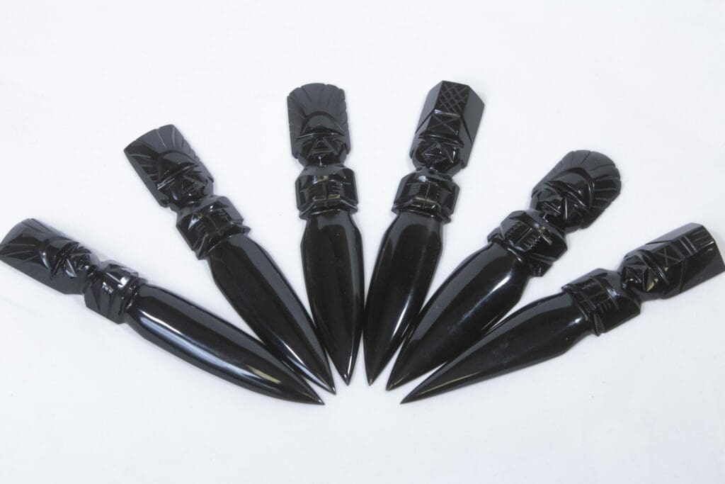Black Obsidian Letter Opener