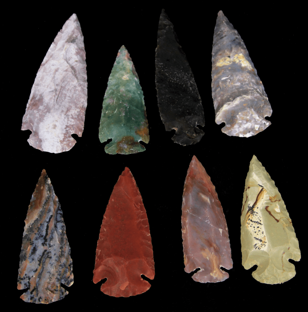 Beautiful 3 inch arrowheads