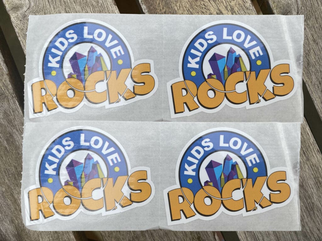 Kids Love Rocks Sticker