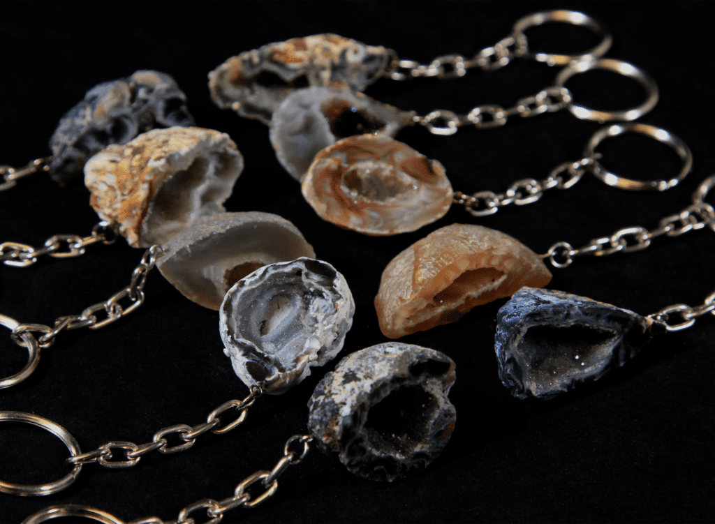 Assorted Geode Keychain (One Keychain)