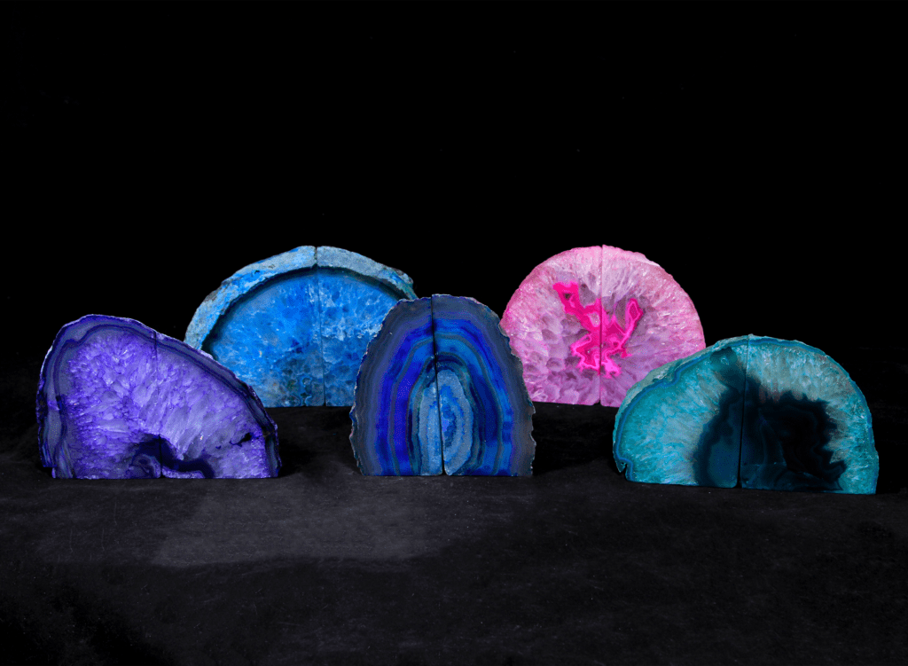 Medium Agate Bookends