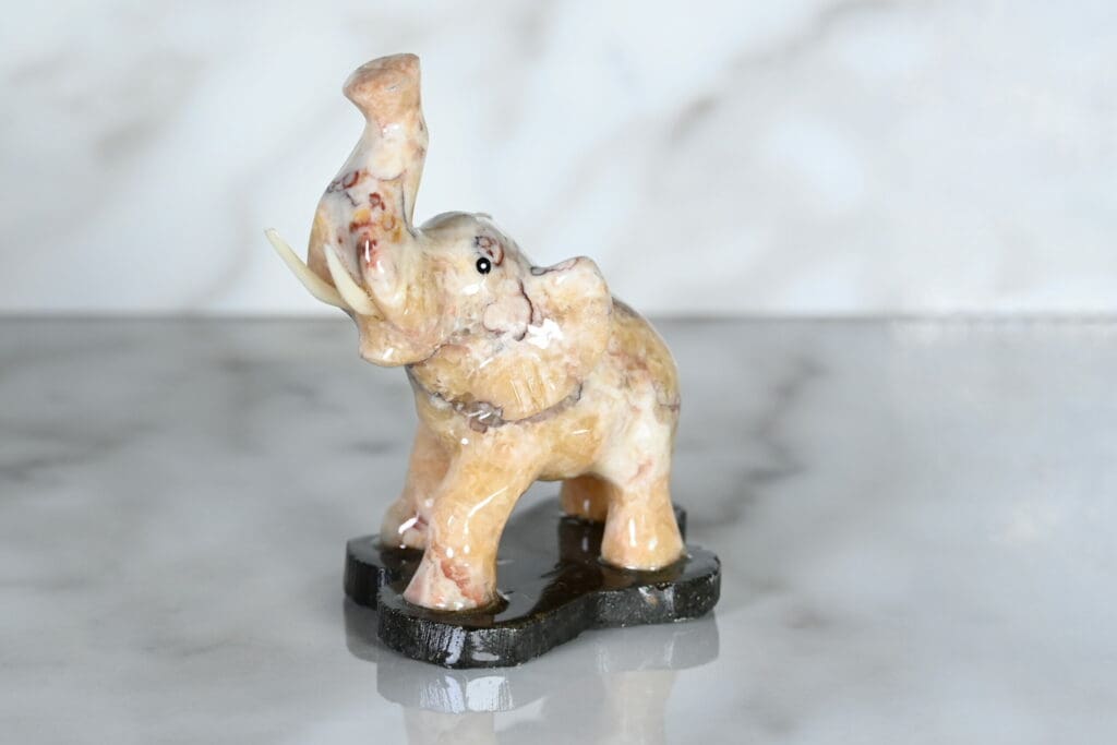 Marble Elephant 3" (One Elephant)