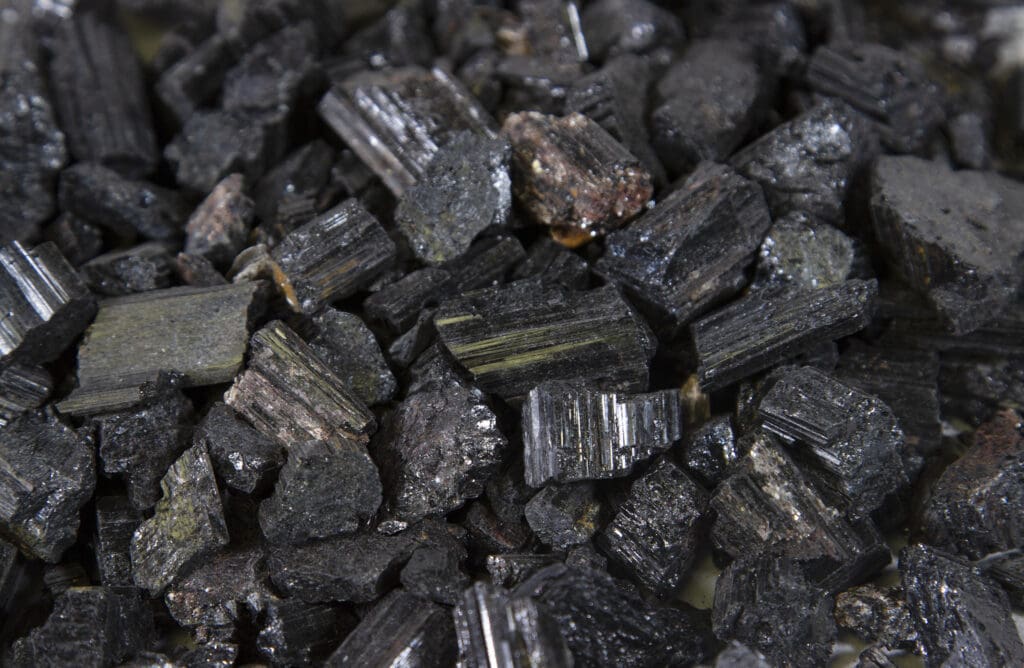 Rough Black Tourmaline Gravel