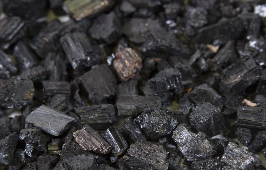 Rough Black Tourmaline Gravel