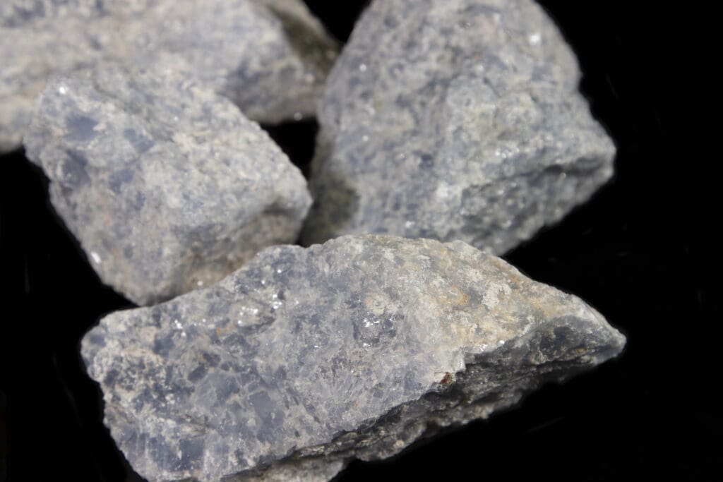 Blue Calcite Specimen