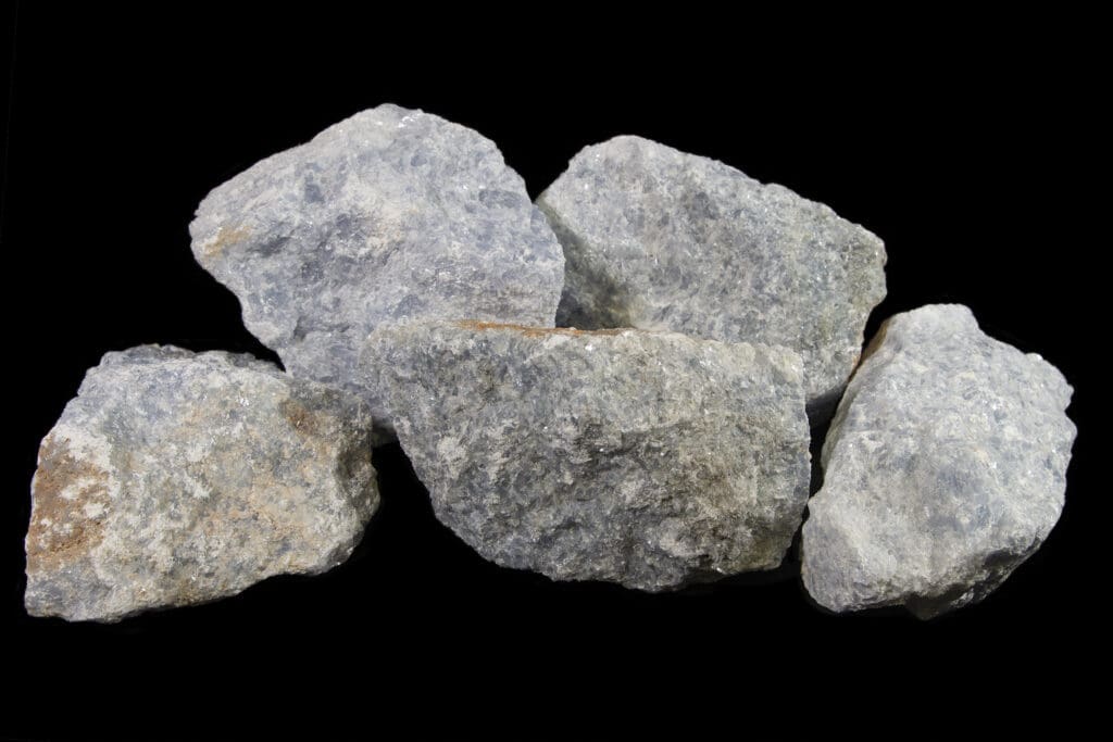 Blue Calcite Specimen