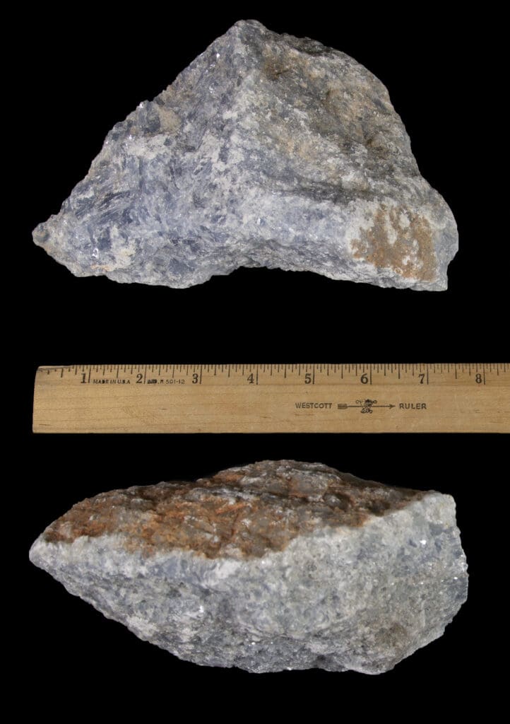 Blue Calcite Specimen