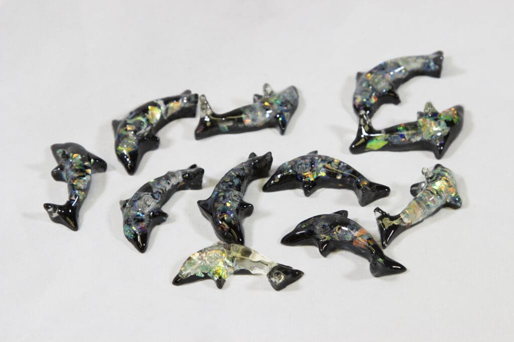 Baby Rainbow Semi Precious Dolphin