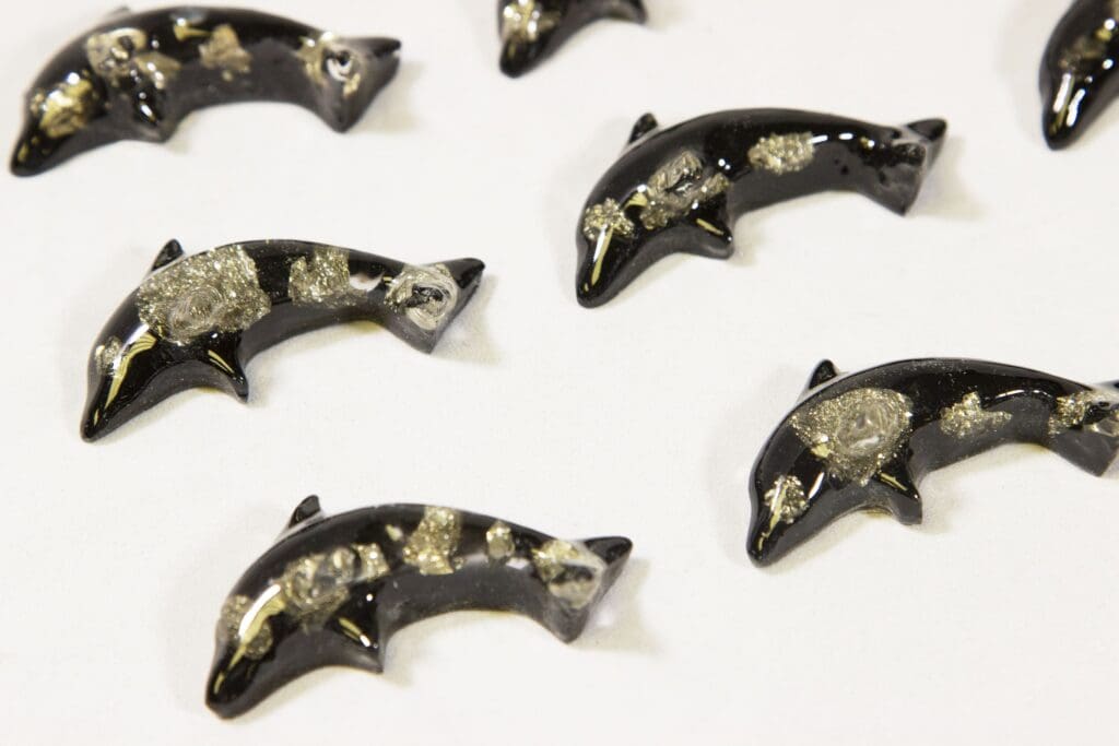 Baby Glitter Semi Precious Dolphin