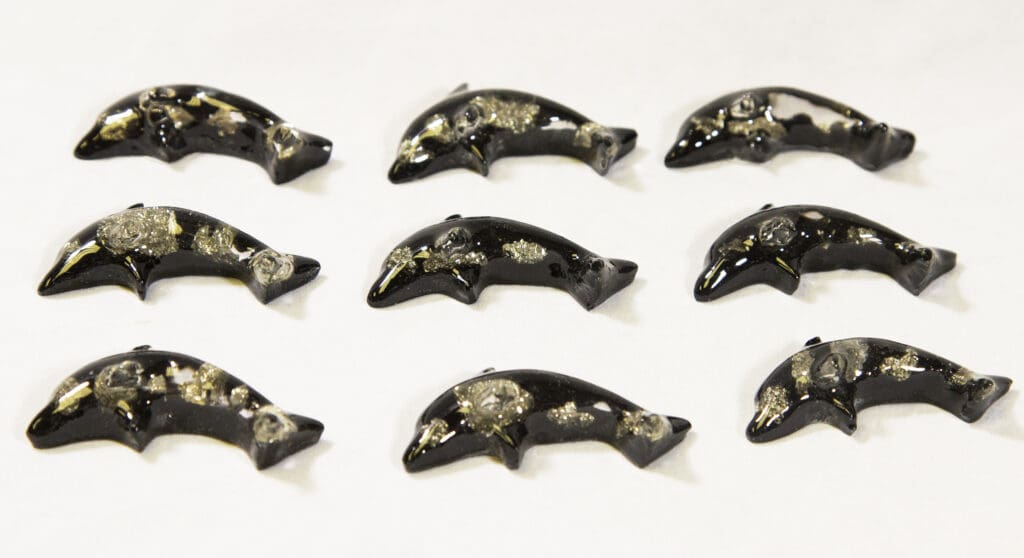 Baby Glitter Semi Precious Dolphin