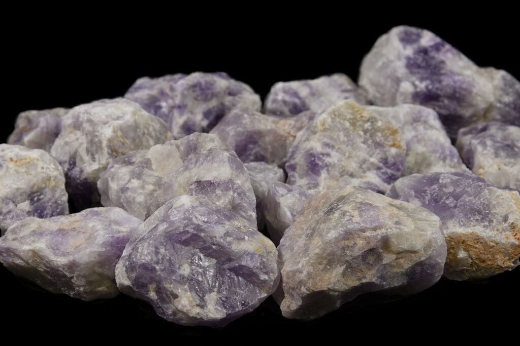 Chevron Amethyst (Individual Piece)