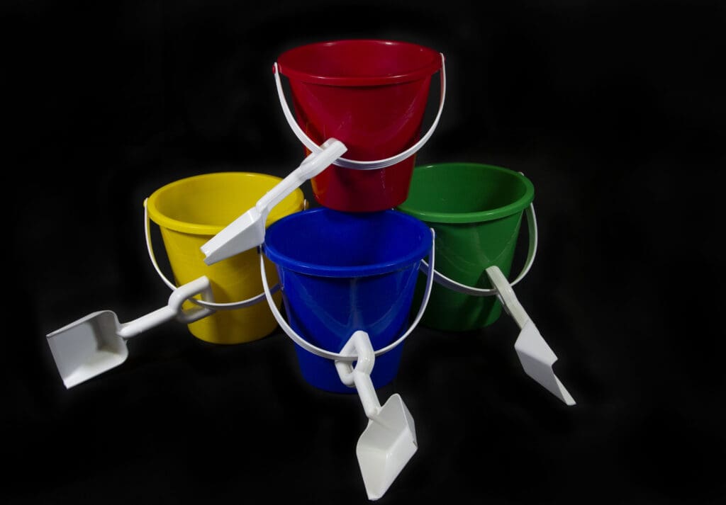 Beach Bucket and Shovel Set Small Assorted