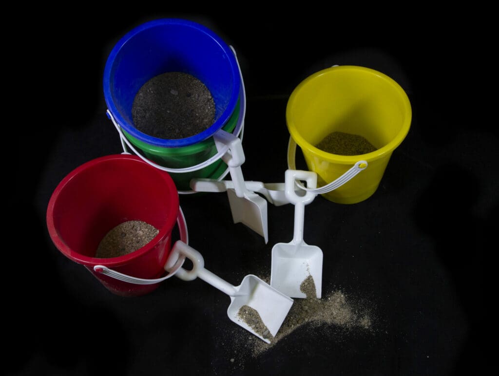 Beach Bucket and Shovel Set Small Assorted