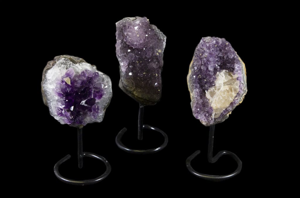 Amethyst Cluster on Stand (Individual Piece)