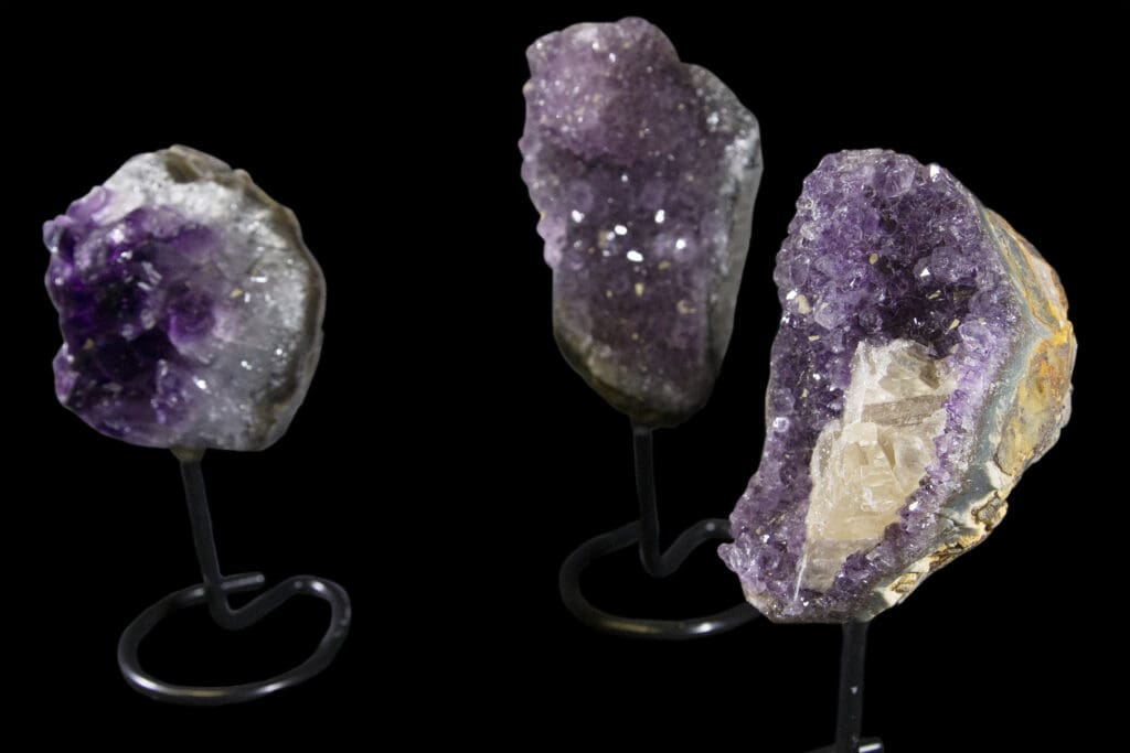Amethyst Cluster on Stand (Individual Piece)