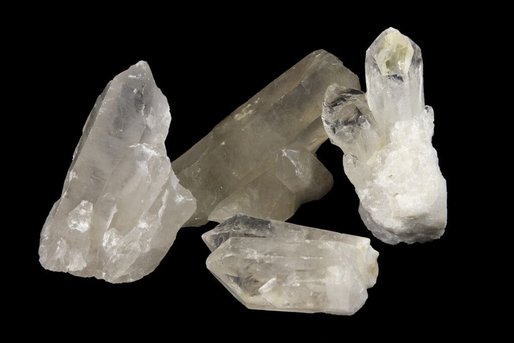 Crystal Quartz Points Weighing Over One LB (Individual Piece)
