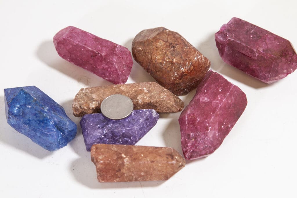 Dyed Crystal Points (Individual Piece)