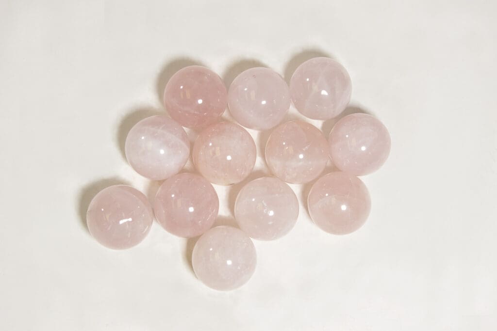 Rose Quartz Spheres