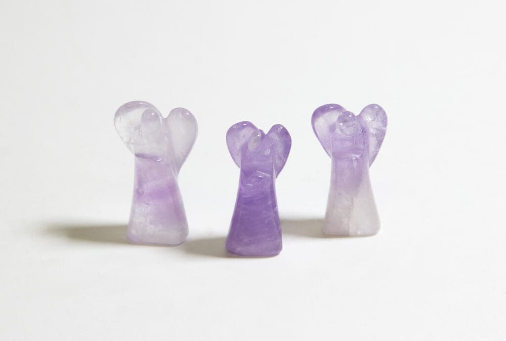 Amethyst Angel Figurine