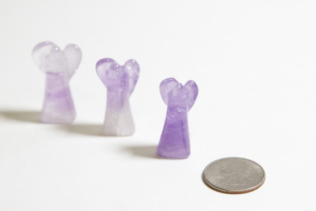 Amethyst Angel Figurine