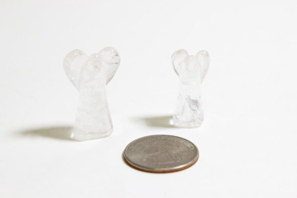 Clear Quartz Angel Figurine