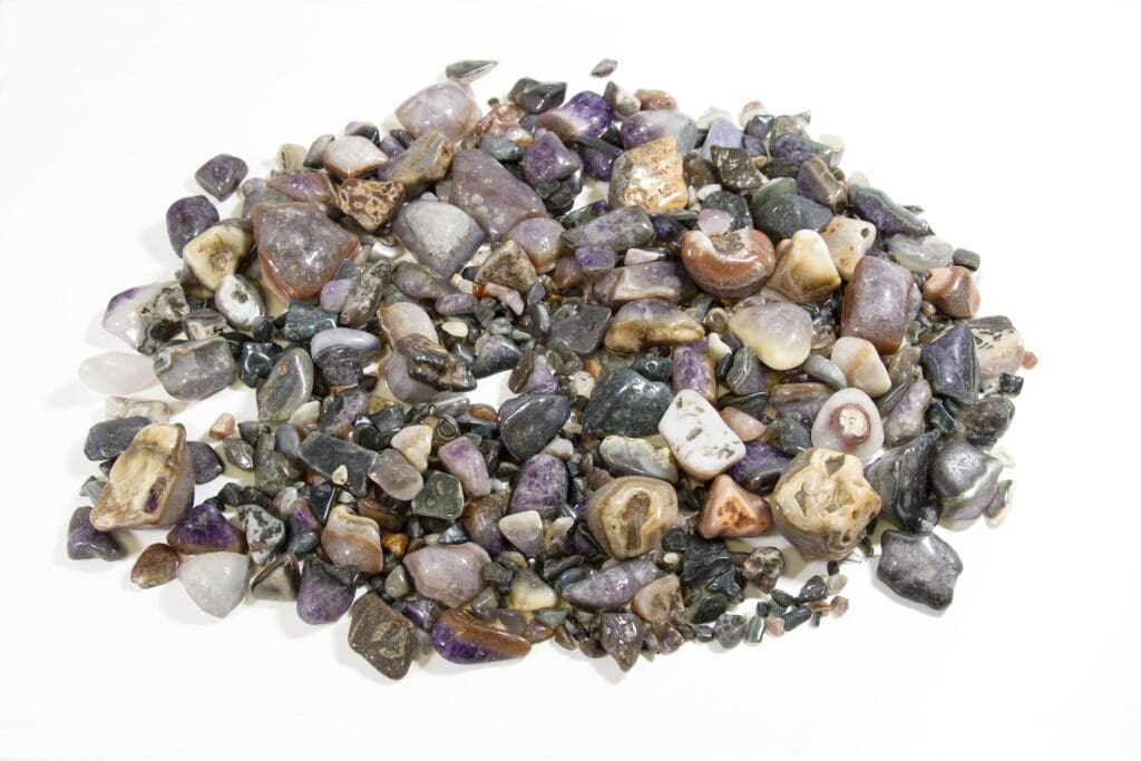 Tumbled Uruguayan Amethyst/Agate