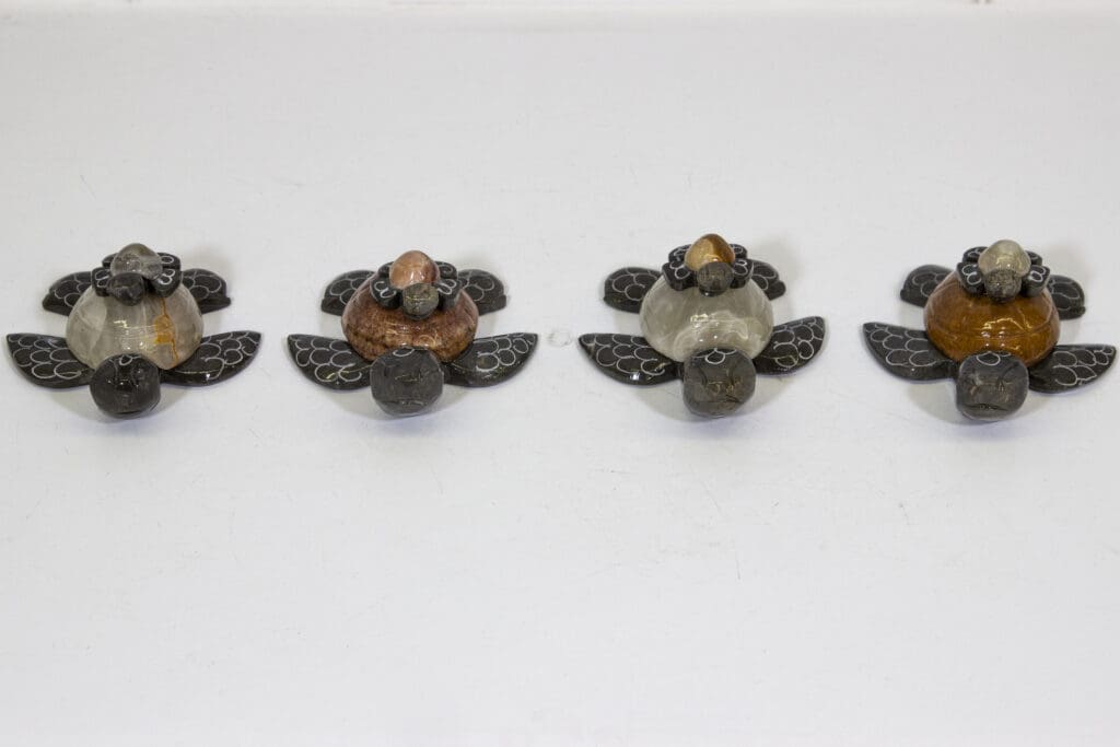 Marble Turtle and Baby