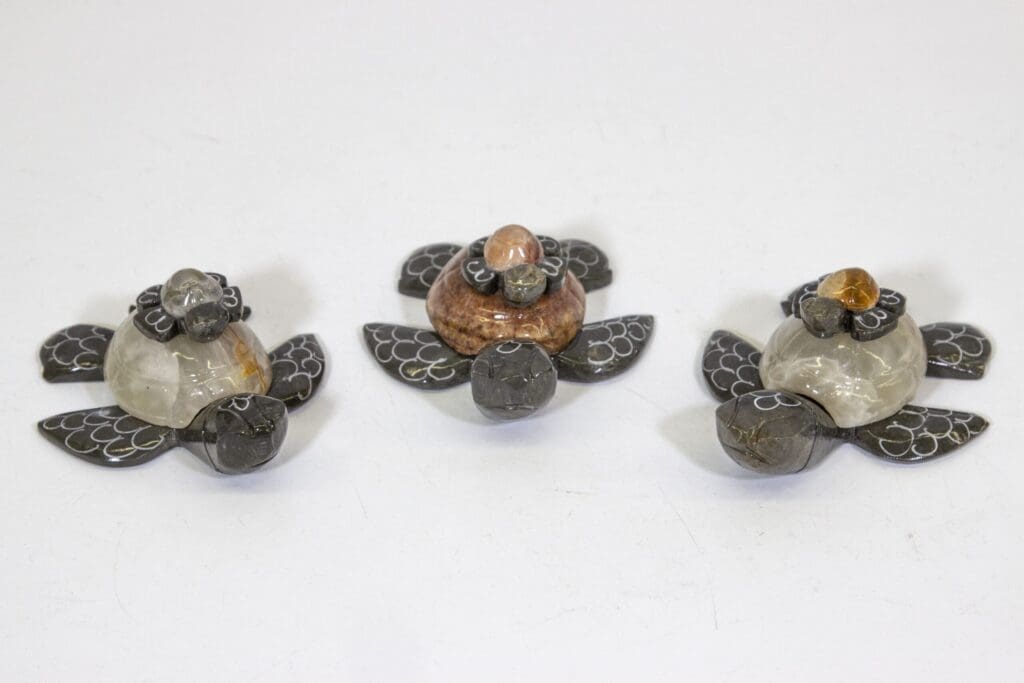 Marble Turtle and Baby