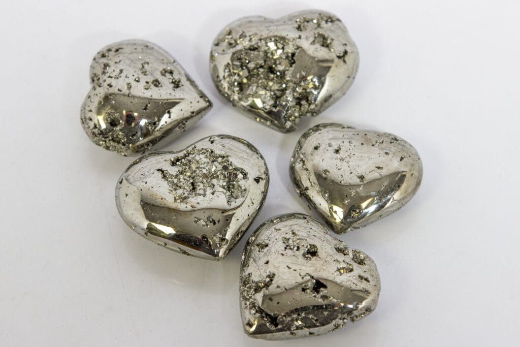 1.5" Pyrite Heart