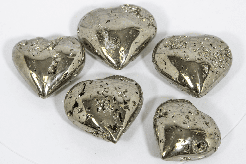 2" Pyrite Heart