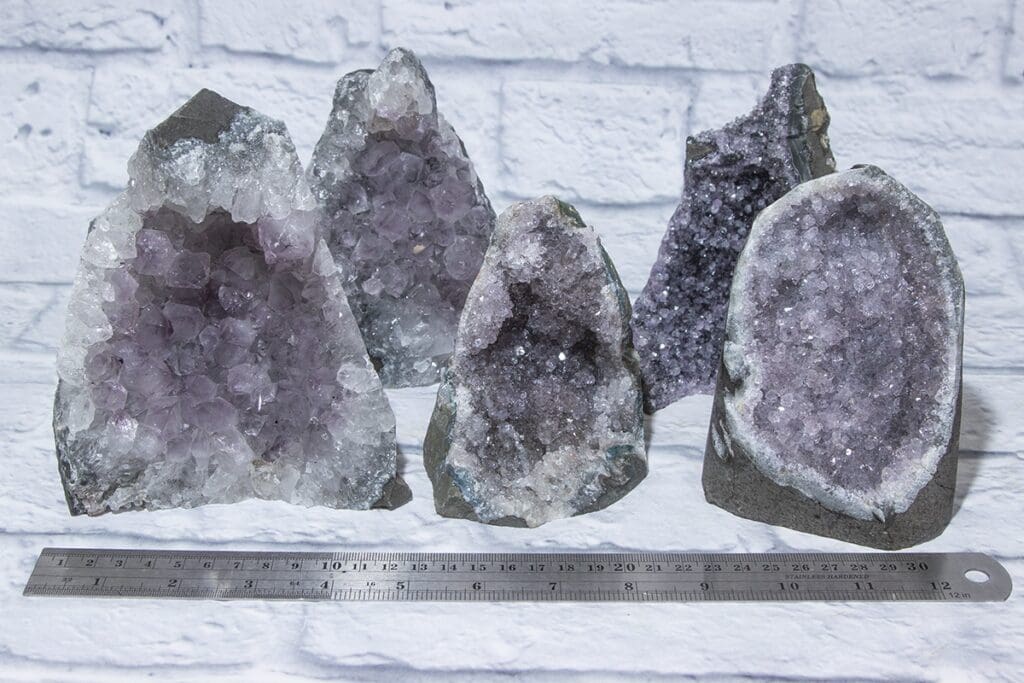 Mini Amethyst Druze Cathedrals